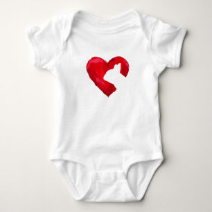 Body Français Bulldog Heart Valentines Amoureux des chi