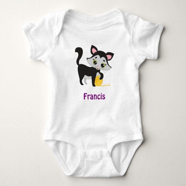 Body FRANCIS bébé vêtements de garçon mignon drôle (Devant)