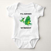 Frantic Frogs Nom personnel-Événement Baby Tee