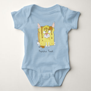 Body French Toast French Bulldog Baby Bodysuit