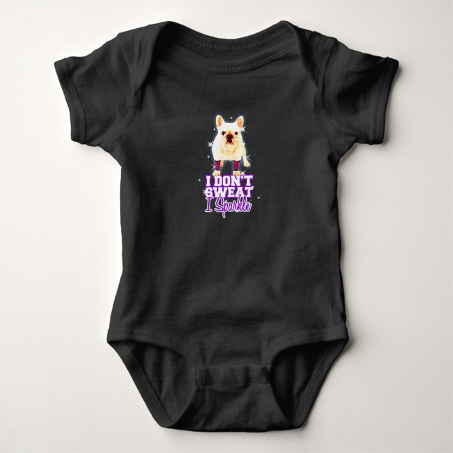 Body Frenchie Gift | Je ne transpire pas Je me mouche (Devant)