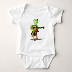 Body Frog Jouer Guitare Baby Bodysuit