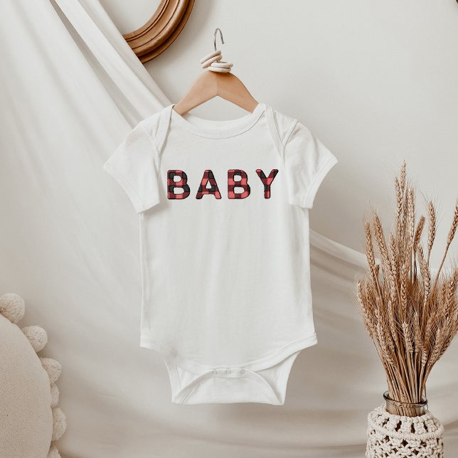 Body FROST Lumberjack Rouge Flannelle d'hiver bébé (Créateur téléchargé)