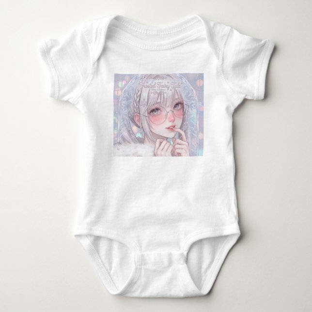 Body Frosted Fairy Tale: Jolie princesse d'hiver & floc (Devant)