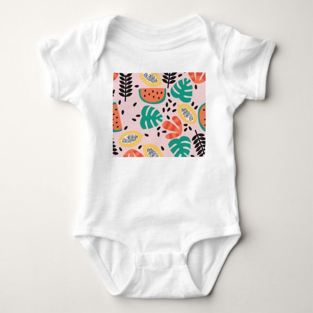 Body Fruit Design : Design Motif Vintage. (Devant)