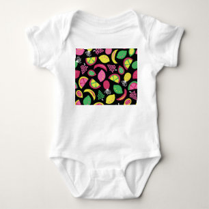 Body Fruits exotiques : Motif coloré et transparent