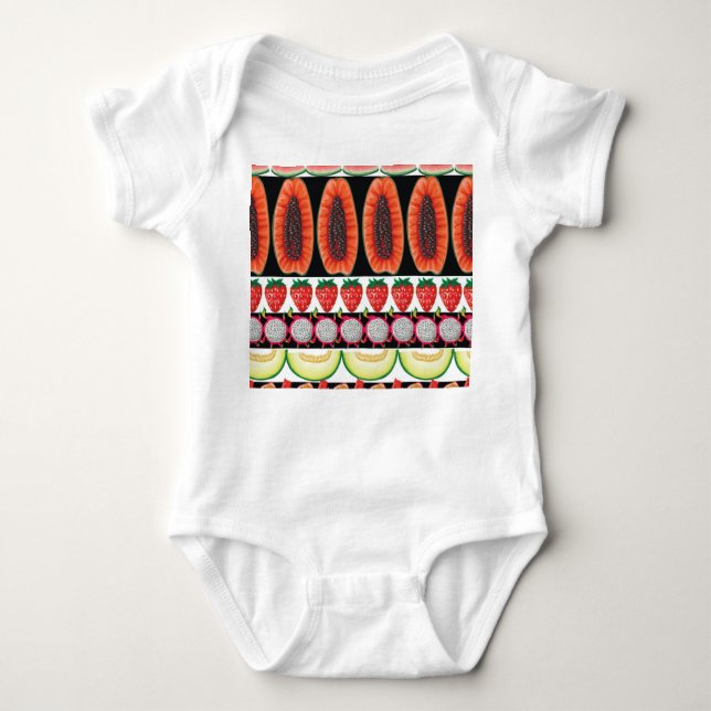 Body Fruits exotiques Motif sans couture tendance (Devant)
