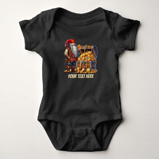 Body Fun baby boy pirate personnalisable (Devant)