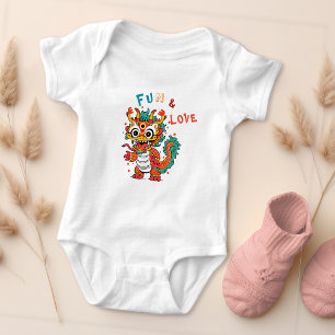 Body Fun Carton Dragon Chinois Nouvel An Fu Kids Cadeau