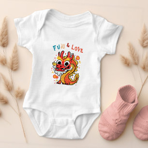 Body Fun Carton Dragon Chinois Nouvel An Fu Kids Cadeau