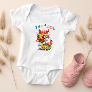 Body Fun Carton Dragon Chinois Nouvel An Fu Kids Cadeau