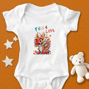 Body Fun Carton Dragon Chinois Nouvel An Fu Kids Cadeau