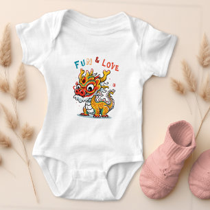 Body Fun Carton Dragon Chinois Nouvel An Fu Kids Cadeau