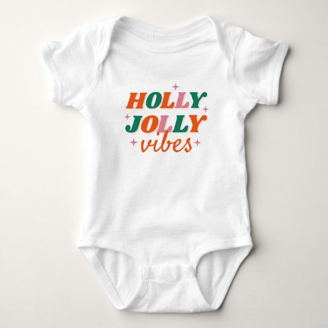 Body Fun Holly Jolly Vibes Design de Noël (Devant)
