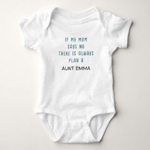 Body FUNNY AUNT Slogan Nom personnalisé