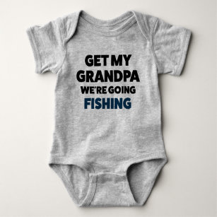 Body Funny Baby Fishing Jersey Bodysuit Chemise
