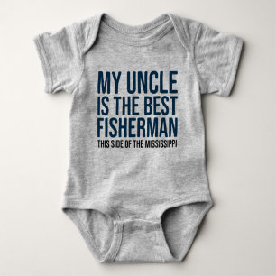 Body Funny Baby Fishing Jersey Bodysuit Chemise de l'on