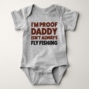 Body Funny Baby Fly Pêche Jersey Bodysuit Chemise