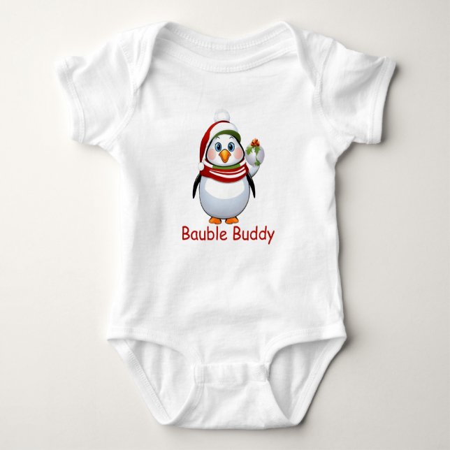 Body Funny Bauble Buddy Penguin Noël (Devant)