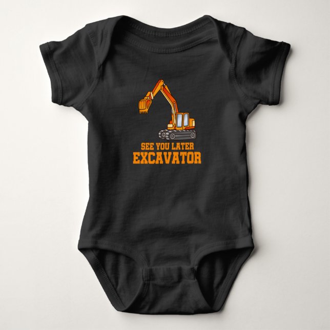 Body Funny Construction Excavator Boys Toddler (Devant)