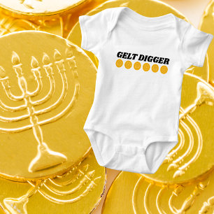 Body Funny Gelt Digger pour Jewish Holiday Hanoukka