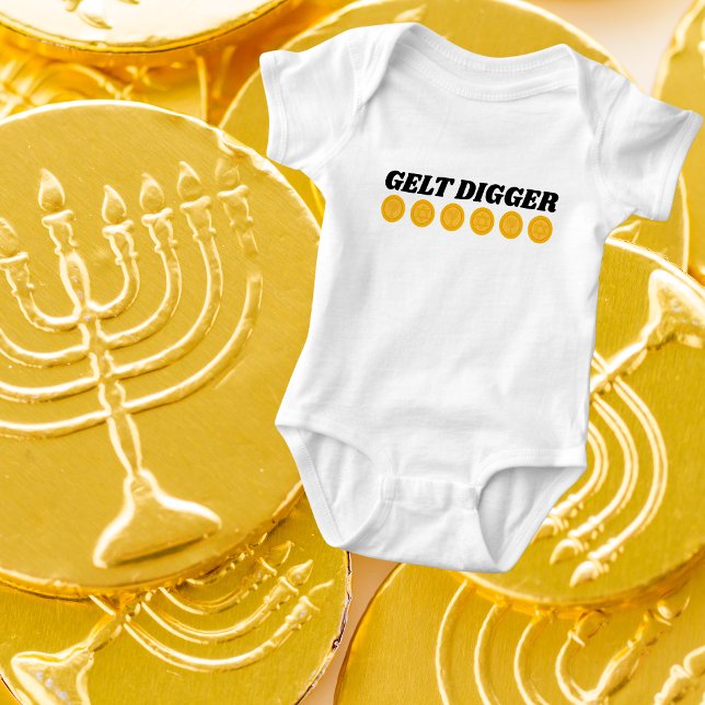 Body Funny Gelt Digger pour Jewish Holiday Hanoukka (Créateur téléchargé)