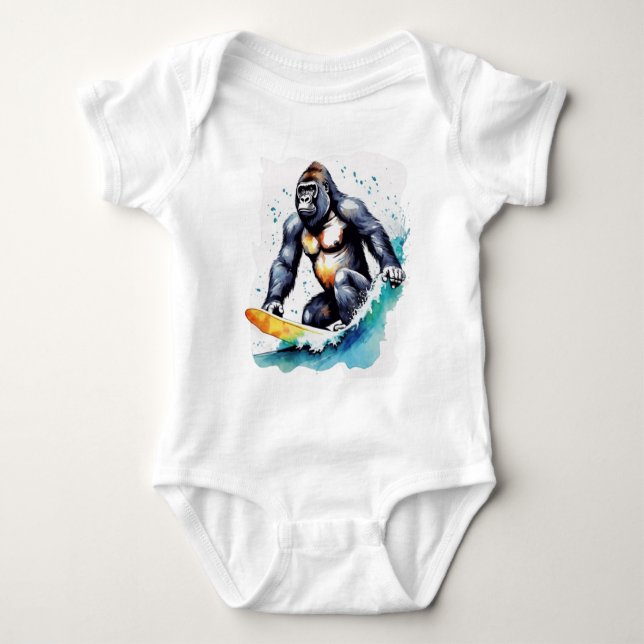 Body Funny gorilla surf (Devant)