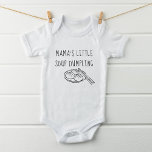 Body Funny Mama's Little Soup Dumpling<br><div class="desc">Funny saying for your little soup dumpling with dumpling graphics and chopsticks.</div>