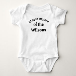 Body Funny Nouveau Membre Personnalisé Cute Baby Clothe