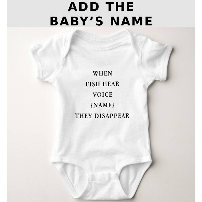 Body Funny Personalized Fishing Quote Baby (Créateur téléchargé)