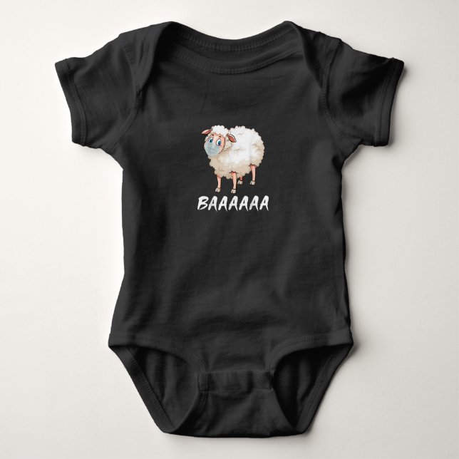 Body Funny Quarantine | Mask Sheep Cadeaux tendance (Devant)