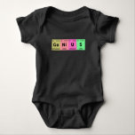 Body Funny Science Genius Tableau périodique des élémen<br><div class="desc">Funny Nerdy Science Surprise pour un étudiant,  chimiste,  physicien,  enseignant,  scientifique ou pharmacien. Cadeau idéal pour tous les scientifiques qui aiment expérimenter ou faire une expérience en laboratoire ou en laboratoire.</div>