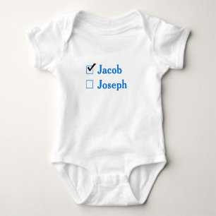 Body Funny Twins Boys Blue Baby Bodysuit