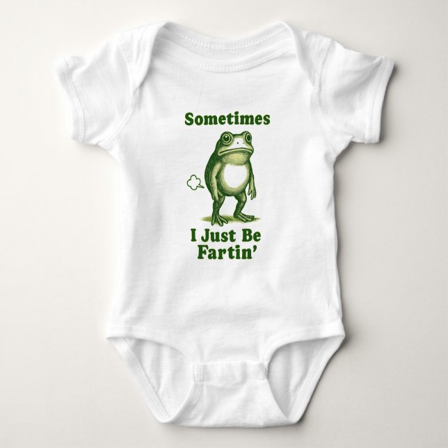 Body Funny Vintage Frog (Devant)