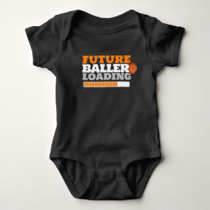 Body Futur Baller Chargement Basketball T-Shirt Noir