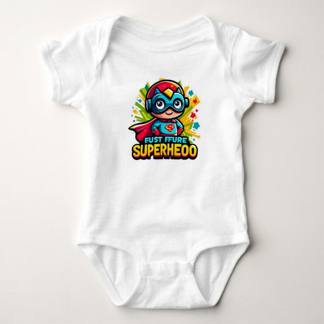 Body Futur bébé super-héros Jersey (Devant)