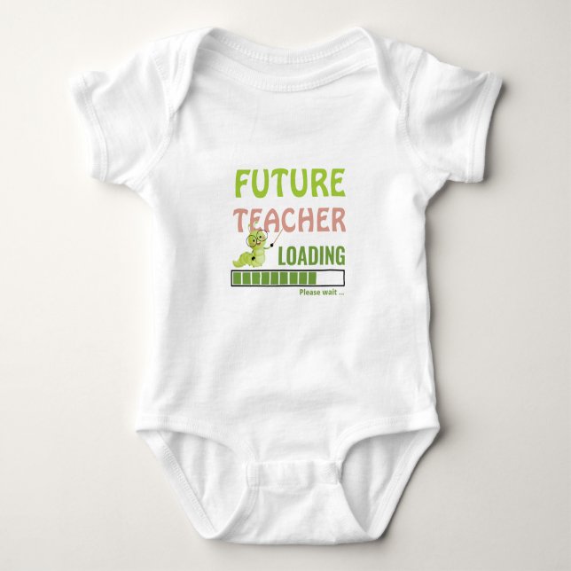 Body Futur Enseignant Chargeant une Douce Chenille sous (Devant)