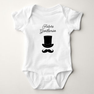 Body Futur gentleman mignon chapeau élégant et moustach