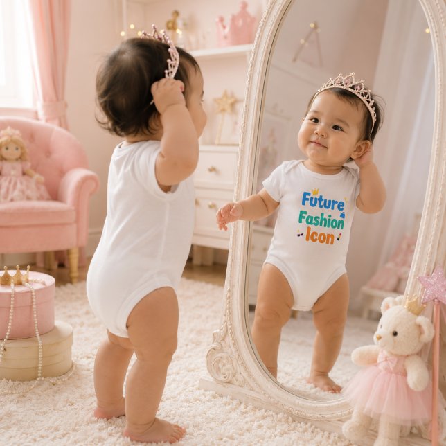 Body Futur Icône de la Mode Bébé | Bébé fille mignonne  (Créateur téléchargé)