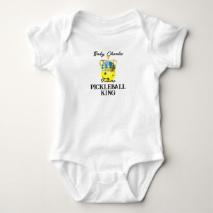 Body Futur Pickleball King Yellow Baby Personnalisé