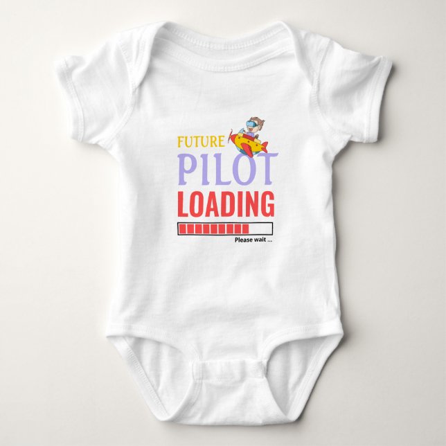 Body Futur Pilote Chargement Funny Personnalisé Unisex (Devant)