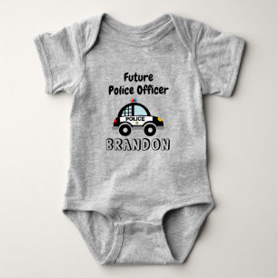 Body Futur policier voiture flic personnalisée Baby Bod