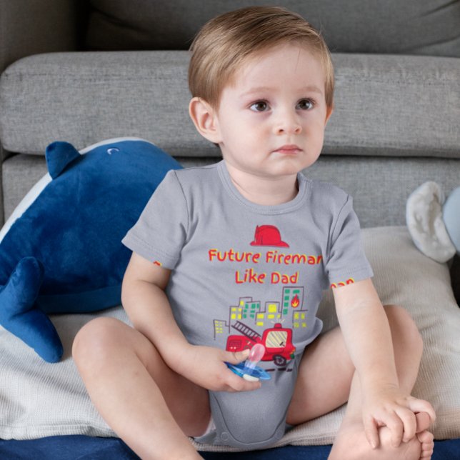 Body Futur pompier comme papa dessin à la main  (Créateur téléchargé)