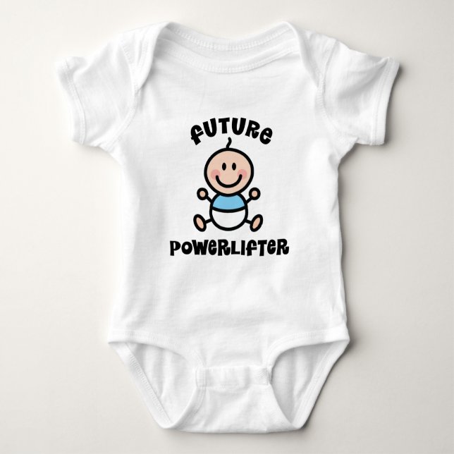 Body Futur Powerlifter Baby Cadeau (Devant)