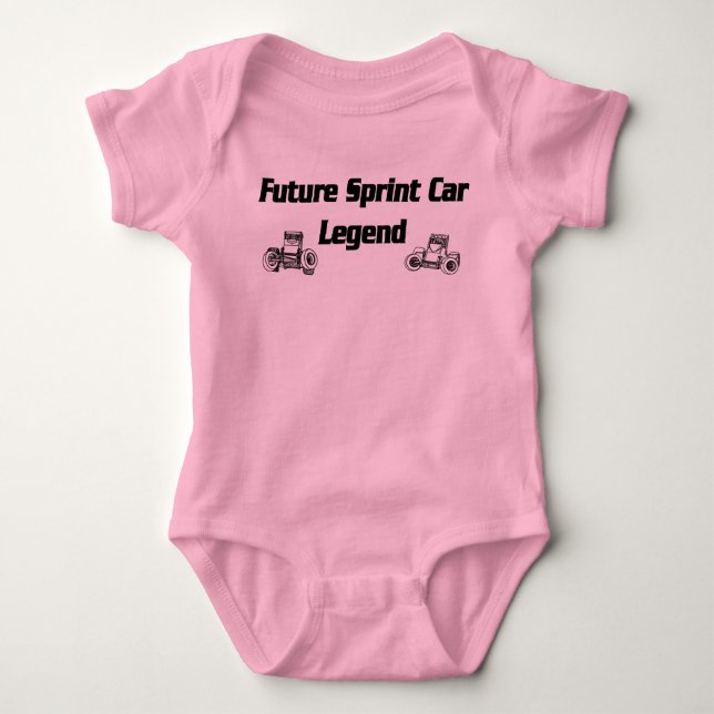 Body Futur Sprint Car légende rose (Devant)