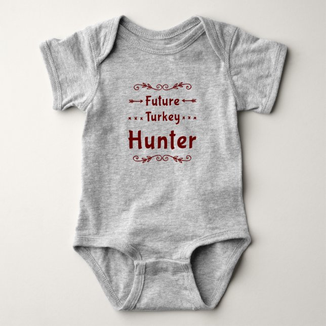 Body Futur Turc Hunter Baby Bodysuit (Devant)