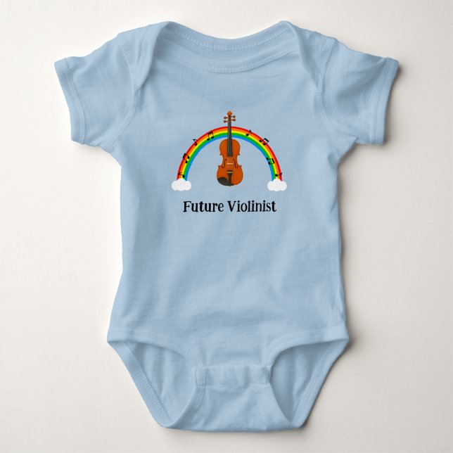 Body Futur Violoniste Arc-en-ciel (Devant)
