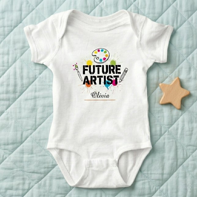 Body Future Artist  Personalized Baby Bodysuit (Créateur téléchargé)