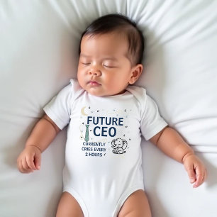 Body "Future CEO" Mignonne & Funny Baby Bodysuit