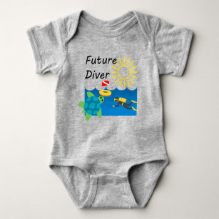 Body Future Diver Design - Bodysuit Baby Jersey